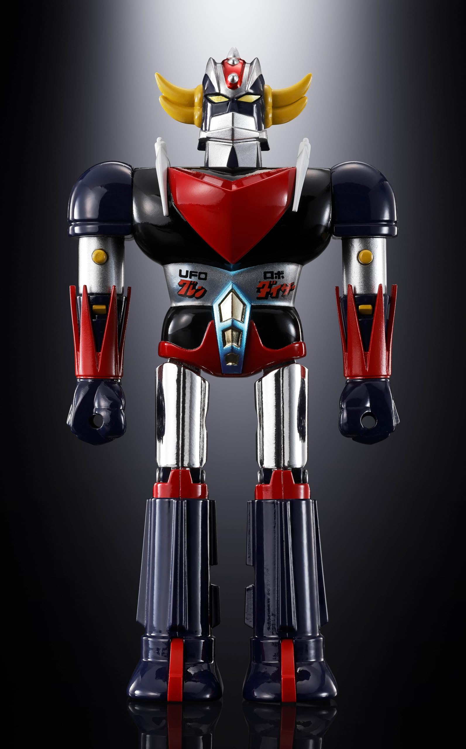 TAMASHII NATIONS Chogokin UFO Robo Glendazer Deluxe Glendizer & UFO Spazer, circa 135 e 120 mm, figura di azione pre-verniciata in ABS e PE