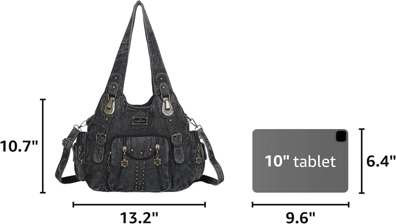 Angel Kiss Purses for Women Soft PU Leather Large Hobo Bags for Women Shoulder Bag | Soft
