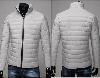 Men's Down Jacket, Lightweight, Warm, Ultra Light, Down Coat, Spring, Autumn, Winter, Light Down Jacket, Thin Down Blouson, Solid, Ultra Light Down Jacket, Standing Collar, Thermal Jacket, Thermal,