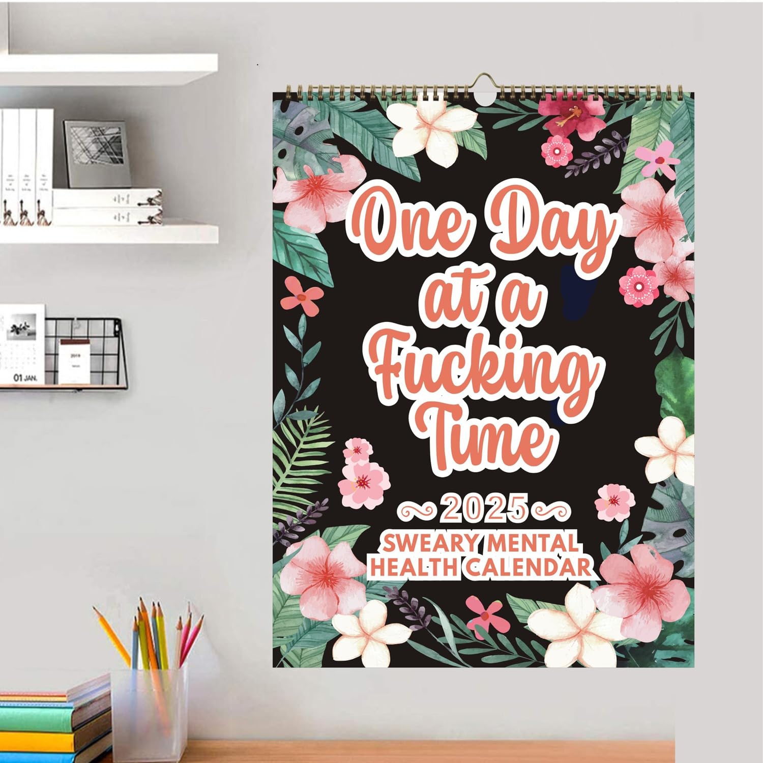 Audasi 2025 Calendar UK, Funny Wall Calendar 2025 Fu_ck it Calendar 2025 for Tired-Ass Women 2025 Wall Calendar Planner Monthly Calendar Rude Calendar for Home Office