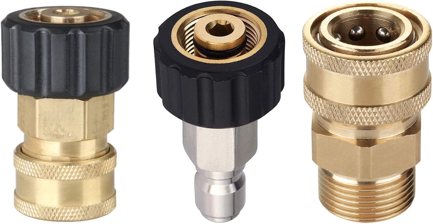 22mm Female to 14 Male Pressure Washer Swivel Coupling Adapter