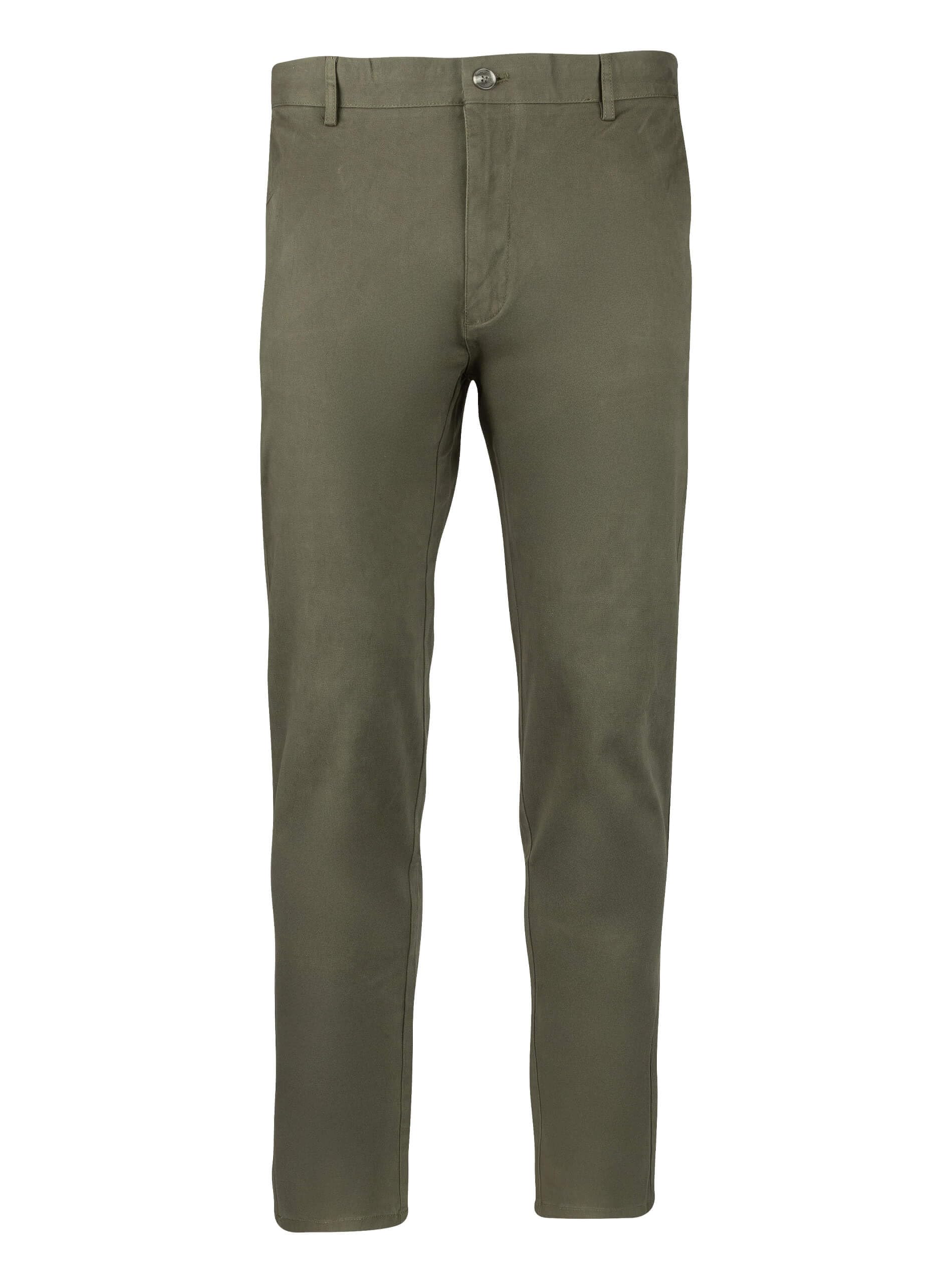Jack Pyke Men's Khaki Olive ’S Chino Trousers, Cotton Stretch Smart Casual Pants, 4 Pockets, Belt Loops, Breathable Tailored Fit For Daily And Outdoor Wear – 42" Waist