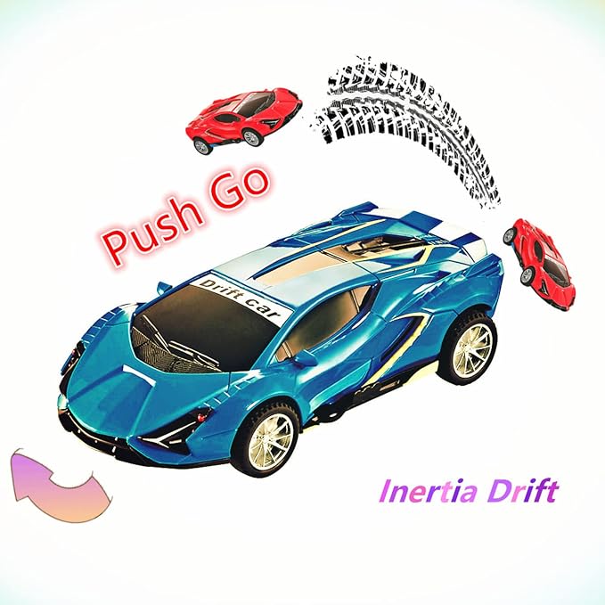 Juego de 2 autos de deriva para niños 3-6 años miniatura 6