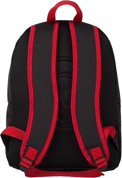 NARUTO Cloud American School Bag - Main Compartment and Front Pocket - Computer Holder and Lined Interior - Padded, Ergonomic, and Adjustable Shoulder Straps - 40 x 31 x 13 cm - Toybags