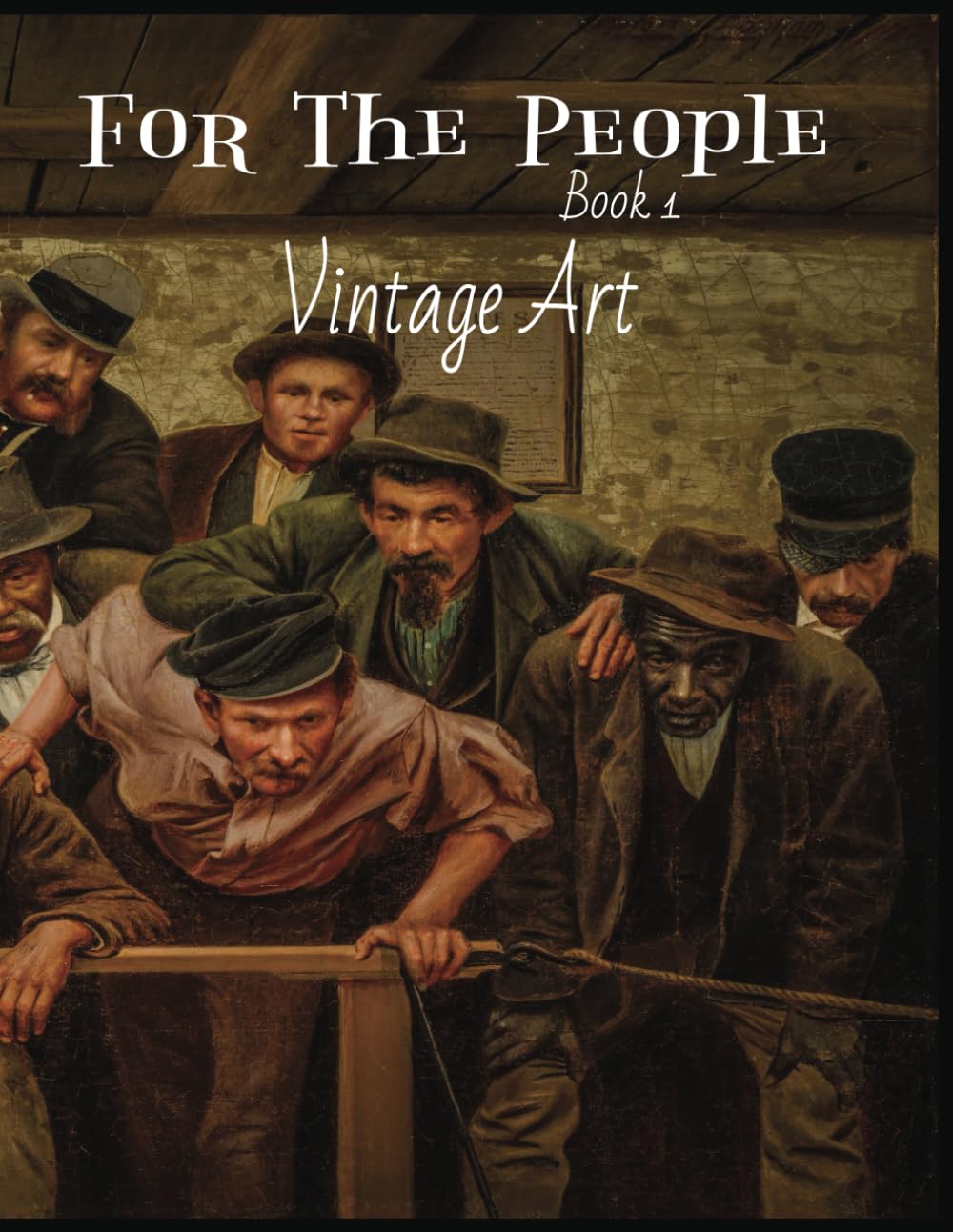 For The People Vintage Art Book 1 album illustration rétro relié