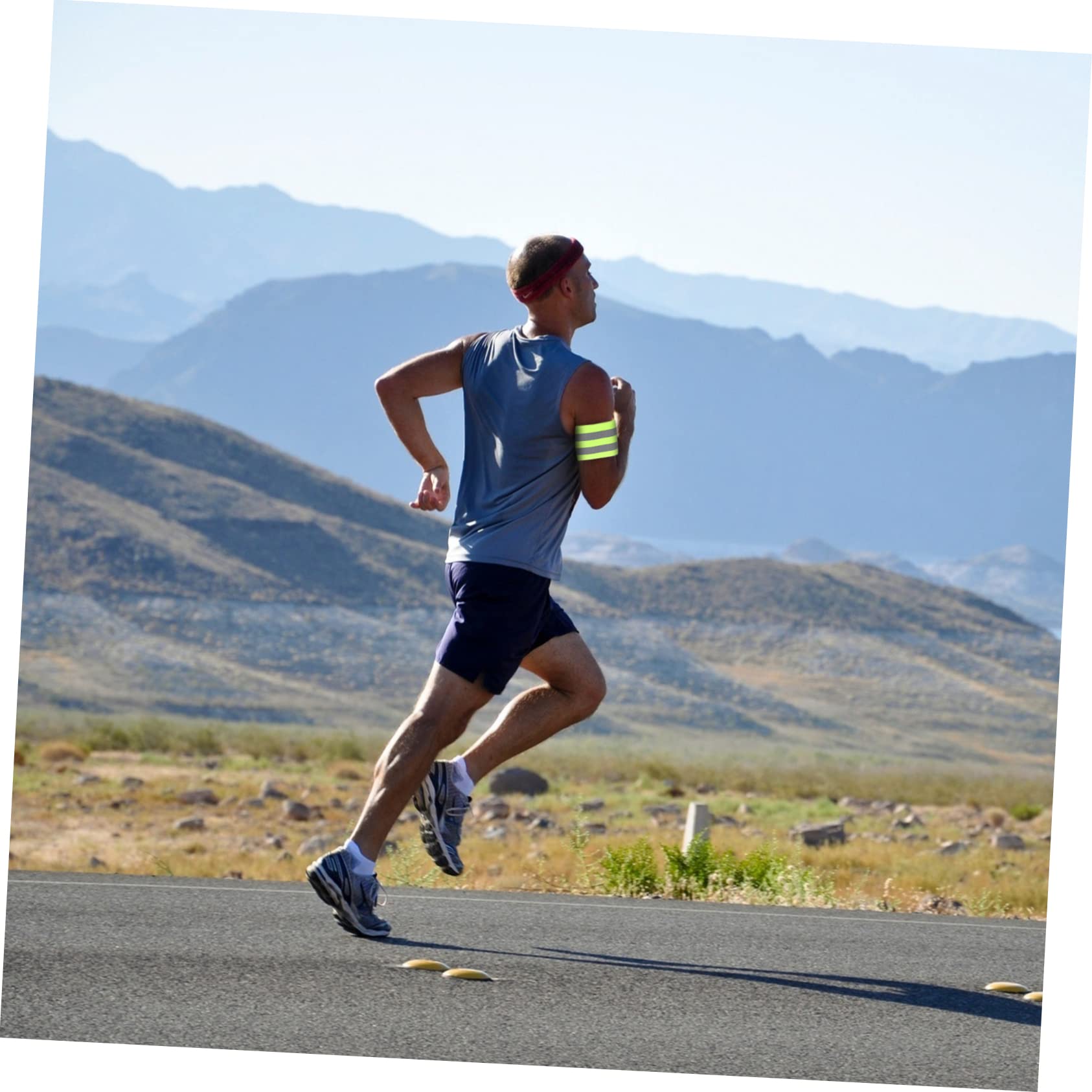 Mipcase Bandas Reflectantes de Alta Visibilidad para Cintura para Correr Caminar y Incluye con Bolsa de Almacenamiento