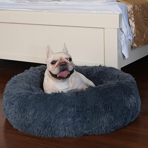 Miniatura 8 de Lebpepet - Cama extra pequeña para perros pequeños, gatos, lavables, esponjosas, antiansiedad, para cachorros o gatitos (20 pulgadas, máximo 15