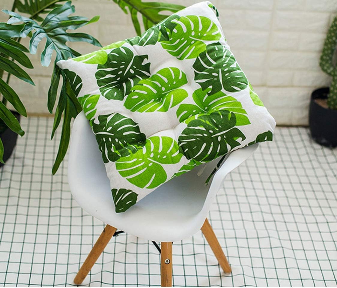 Dada 2 x Chair Pad Cushion,Dining Chair Pad Cushion with Ties Soft Pillows for, Dining, Camping, Kitchen Chairs (D)