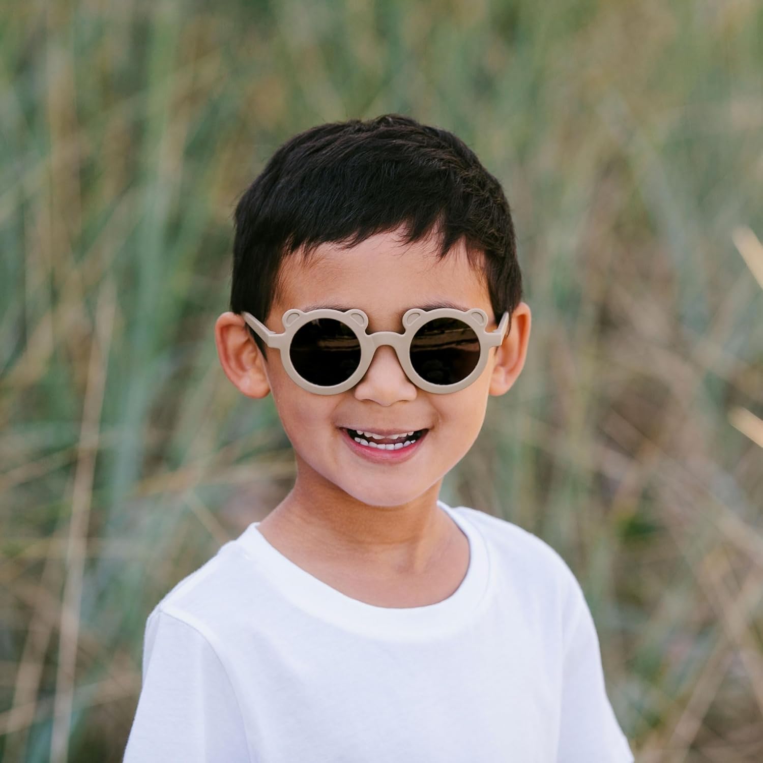 JAN & JUL Cute-Shaped Polarized Sunglasses with Strap, Flexible and Durable Funglasses for Toddlers