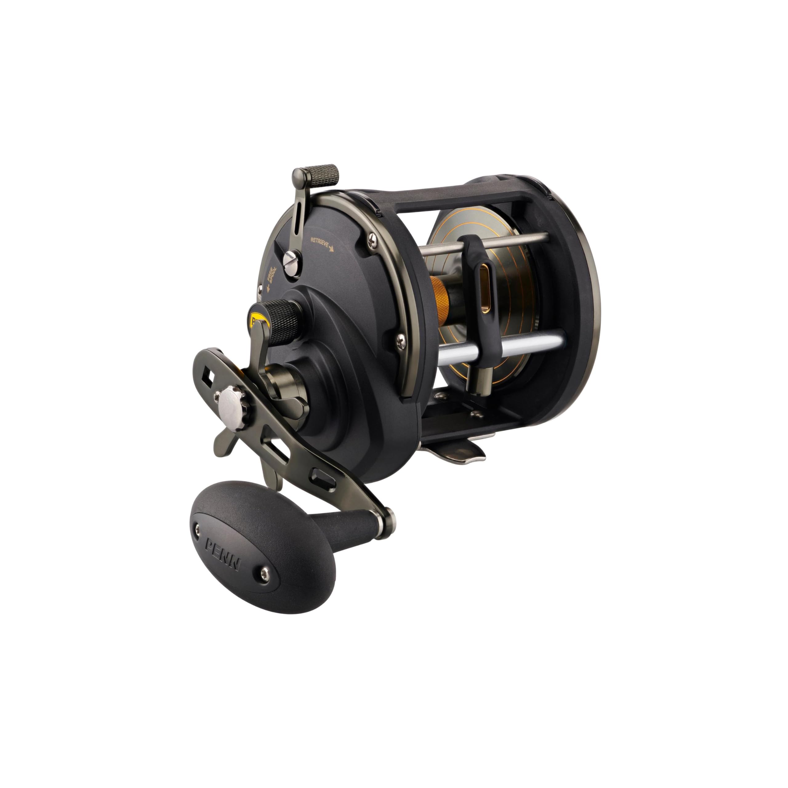 PENN Squall II Level Wind Multiplier Fishing Reel - Boat, Kayak or Shore - Strong, Powerful Multiplier for Big Fish