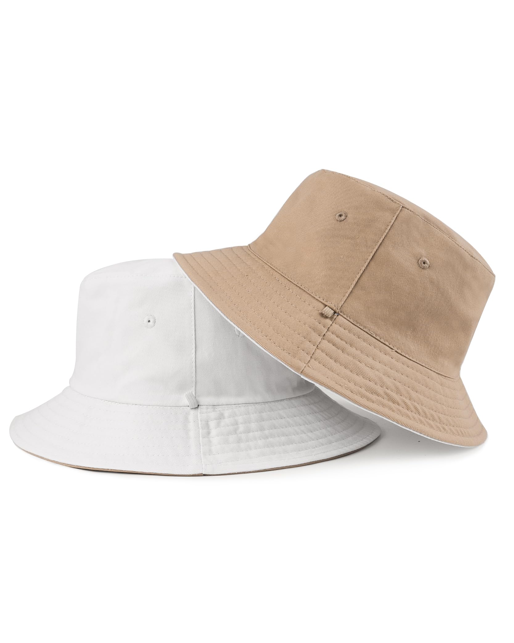 Feng Shui， Sombreros para el Sol L/XL/XX-Large,Sombreros de Pesca Reversibles Grandes,Sombrero de Pescador con protección UV de Doble Cara para Golf, Senderismo al Aire Libre