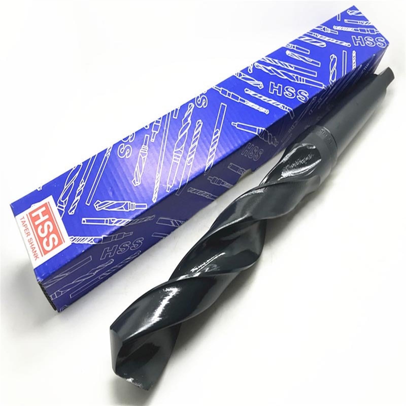 1PC 10mm-60mm HSS Morse Kegel Schaft Twist Bohrer Bit High Speed ​​Stahl Reiben Bohrer for Eisen stahl Kupfer Metall(17.5mm)