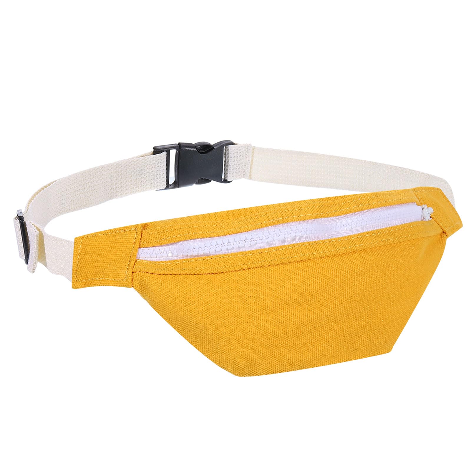 PATIKIL Fanny Pack, Belt Bag Crossbody Waist Bag with Adjustable Strap for Women Men Travel Running Hiking Cycling Yellow
