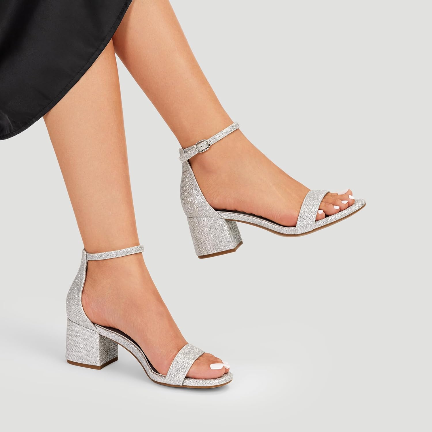 DREAM PAIRS Womens Low-Chunk Low Heel Pump Sandal - Image 7