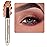 Enfuntins Cream Eyeshadow Stick, Long-Lasting, Crease-Proof Eyeshadow with Built-in Smudger Eye Shadow Gold Shimmer