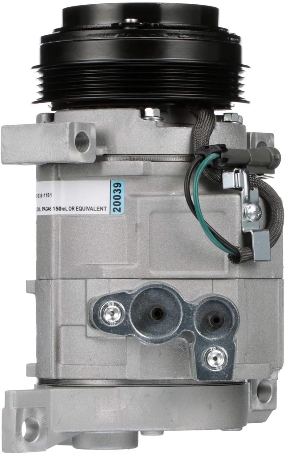 Delphi CS20039 New Air Conditioning Compressor, Grey/Black