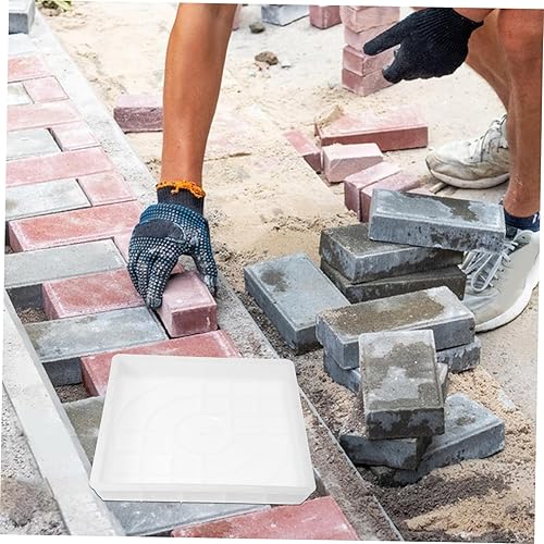 Miniatura 14 de Happyyami Molde de camino DIY para suelo de hoja de arce, molde de ladrillo para pasarela, para jardín, acera cuadrada Hoja arce