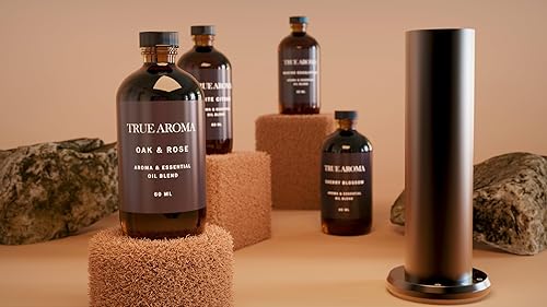 Miniatura 5 de TRUE AROMA Aceite esencial de sándalo, aceites esenciales de sándalo para difusores de aroma, cedro, cardamomo, violeta, papiro, cuero, ámbar, iris,