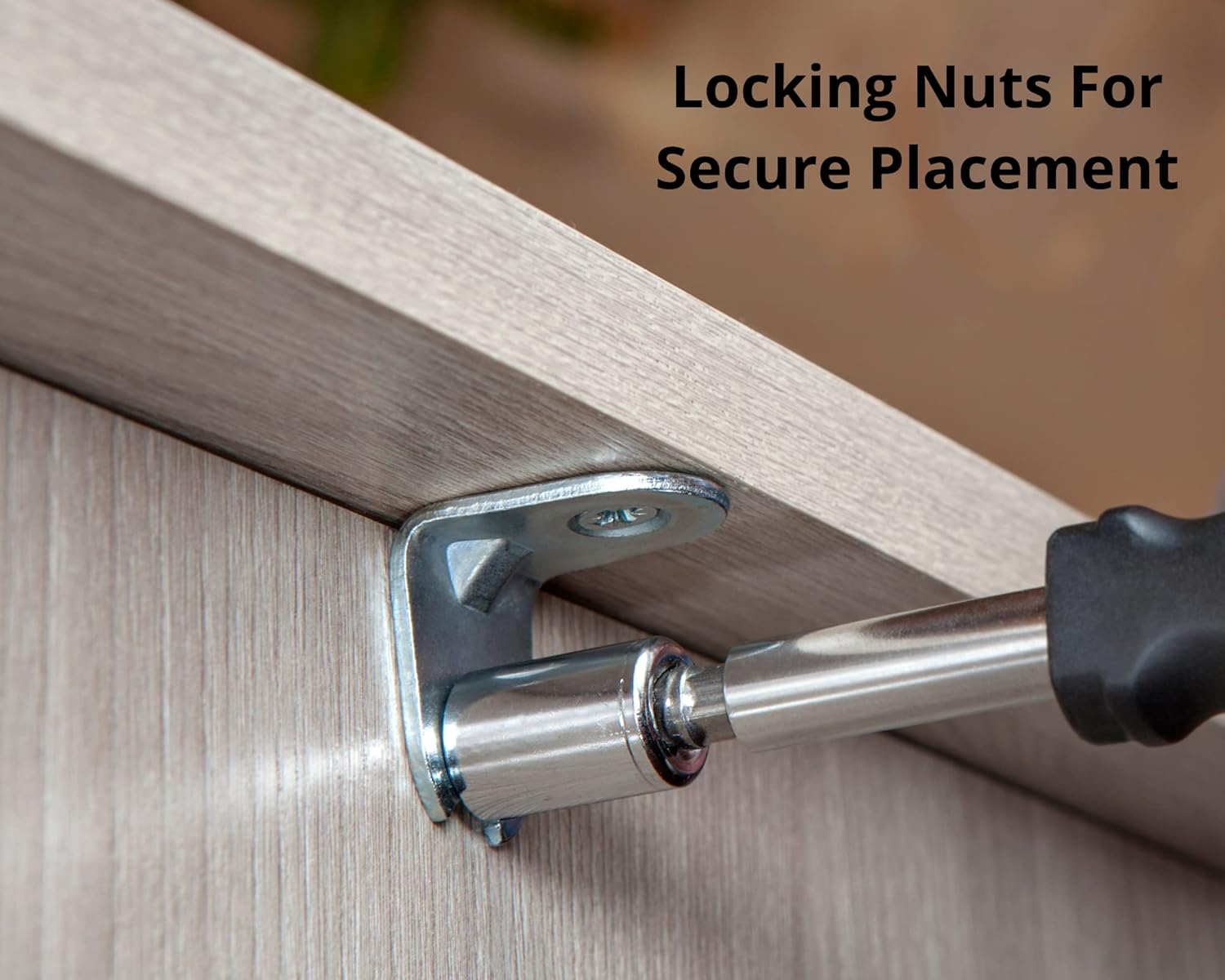 Fifty (50) #10-32 Stainless Steel Nylon Insert Hex Lock Nuts (BCP585)