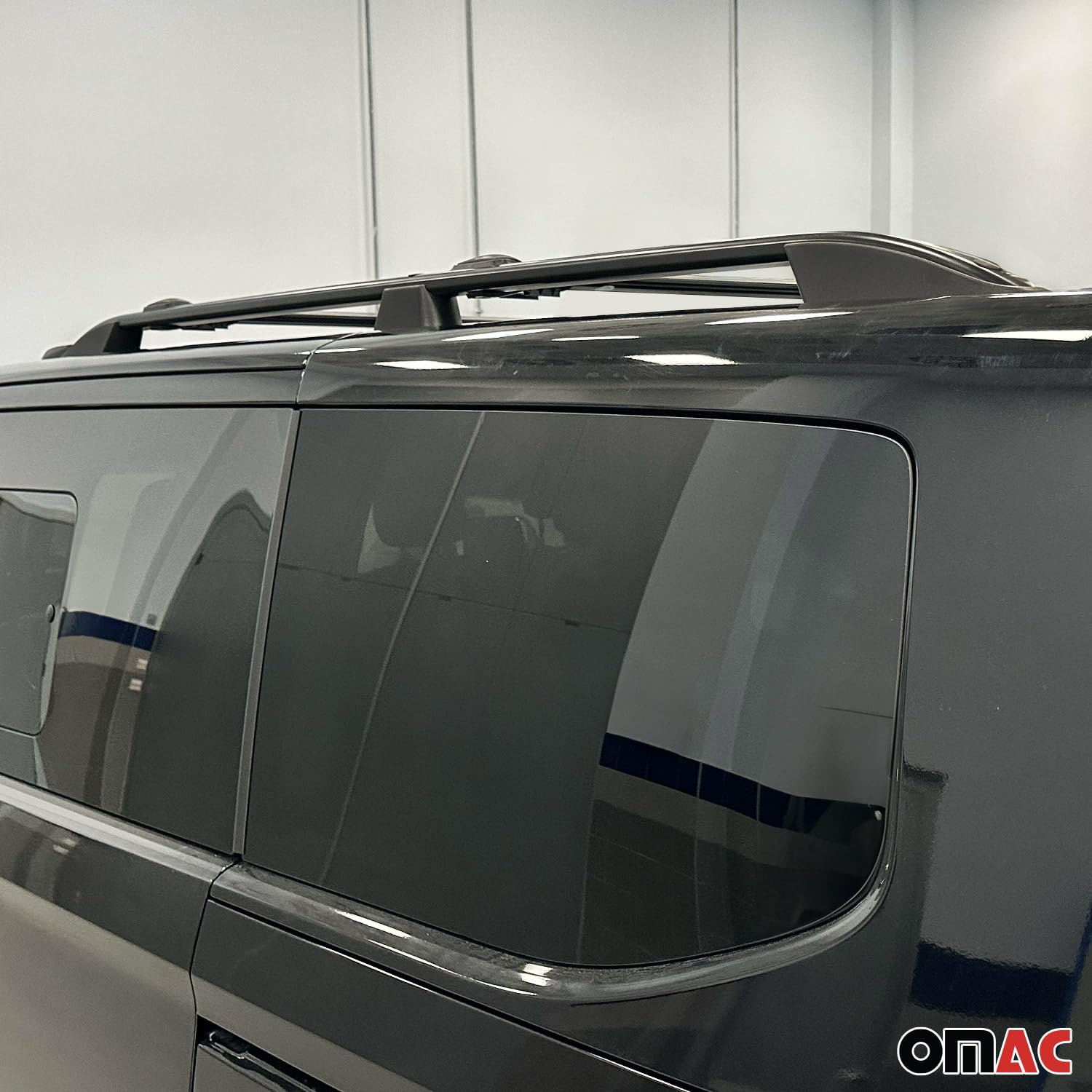 Dachreling Relingträger für Ford Transit Tourneo Custom 2023-2025 Alu Schwarz L1