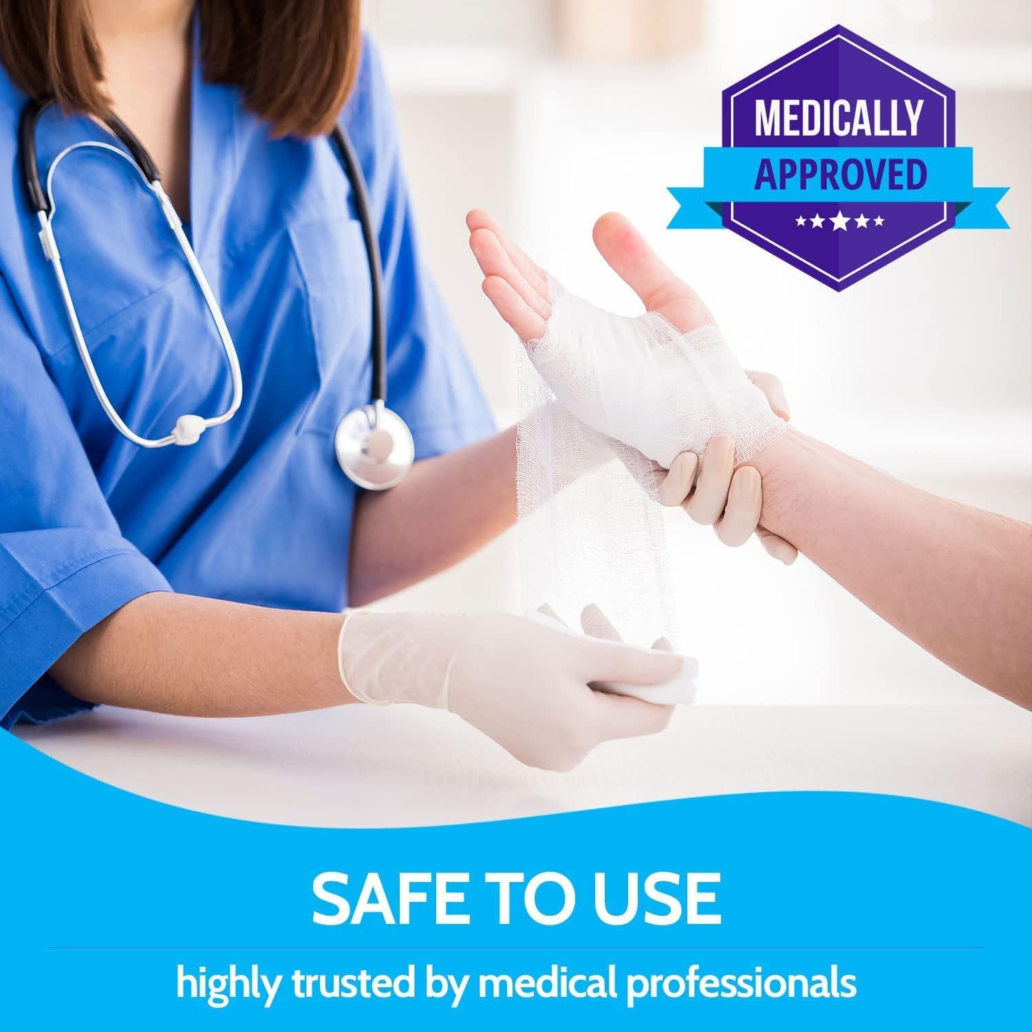 Buy Gauze Bandage Rolls 4 Yards Per Roll of Medical Grade Gauze