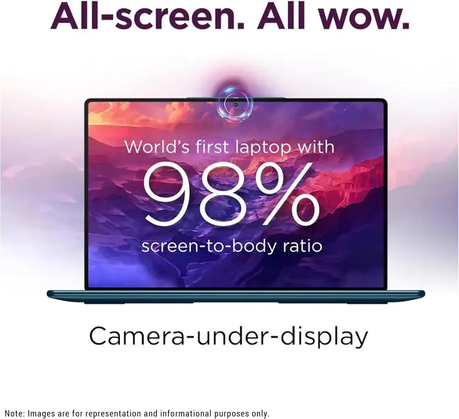 LENOVO Yoga Slim 9i Copilot+ Laptop, Intel Ultra 7-258V, 32 GB LPDDR5x RAM, 2 TB PCIe SSD, 14" 4K (3840x2400) 120Hz OLED Touchscreen Display, Intel Arc Graphics, Backlit Keyboard, W11 Pro, Tidal Teal