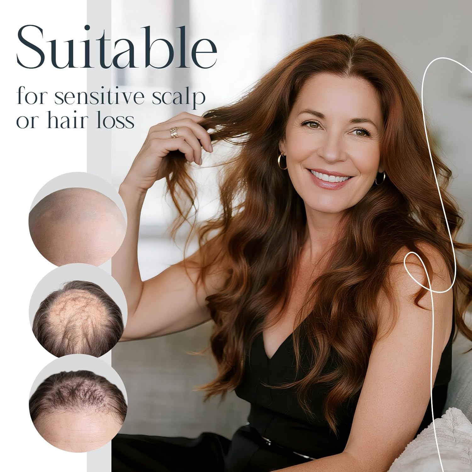 Wig Grip Cap with Silicone Strip to Keep Wigs in Place, 2-in-1 Soft Comfortable Wig Caps for Women Non Slip, Nude 2 PCS