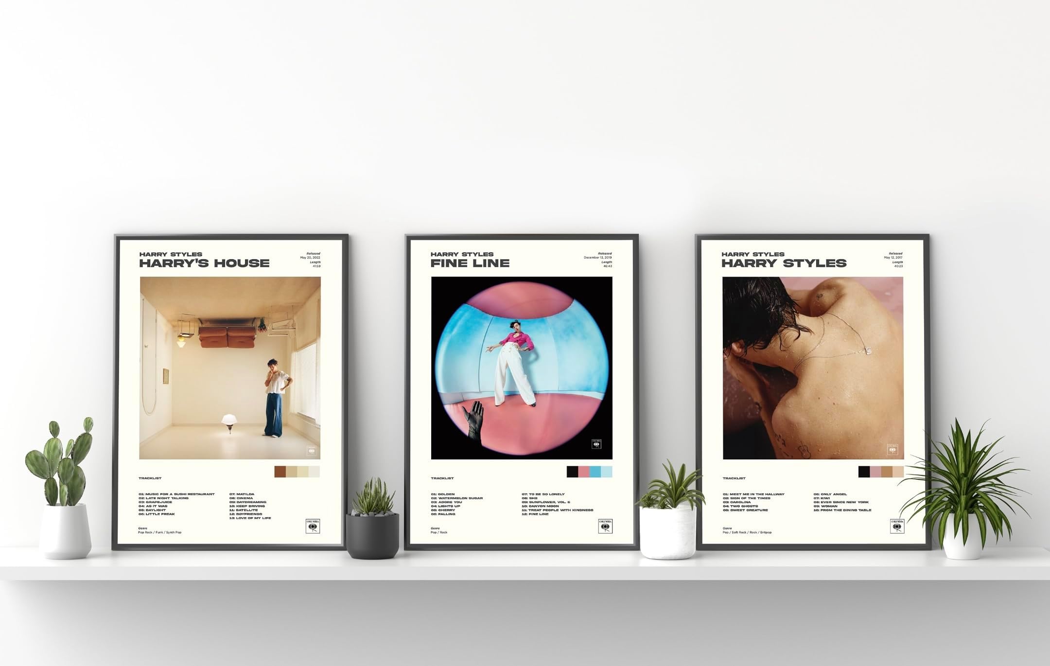 Generic Harry Style Wall Art Set of 3: 13 x 19 Inch Posters for Room Decor