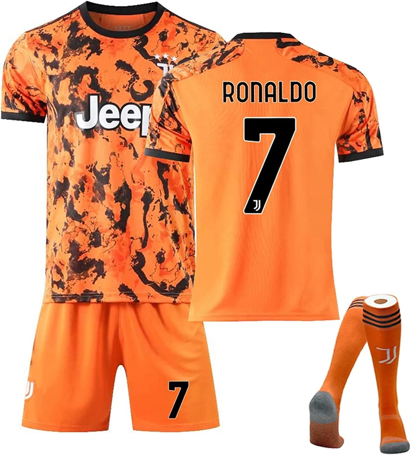 FJH Soccer Suit #7 NO.7 Soccer Suit, CR7 Men's Boy's Soccer Jersey,football Uniform, Children's Adult Football T-shirt Shorts Kit, Training Uniform,Socks And Shinguards