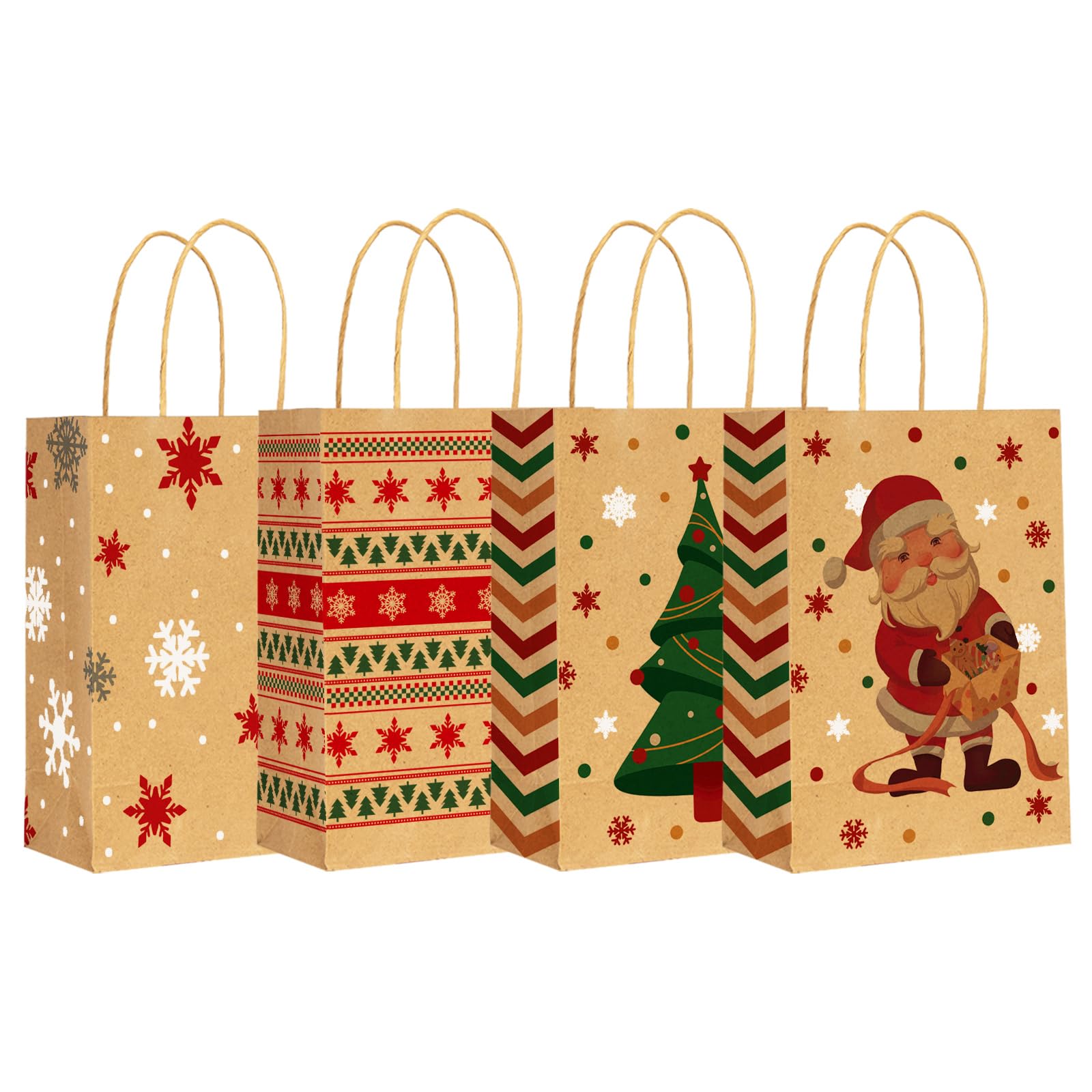 Abeillo Christmas Gift Bags, Pack Of 8 Christmas Bags, Paper - View #11