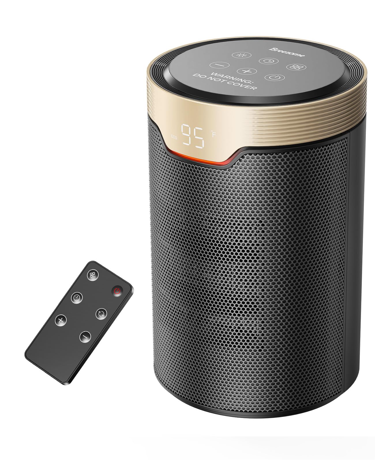 BREEZOME Space Heater 1500W Portable Electric Heaters for Indoor Use Small Desk Heater Quiet for Room with Thermostat