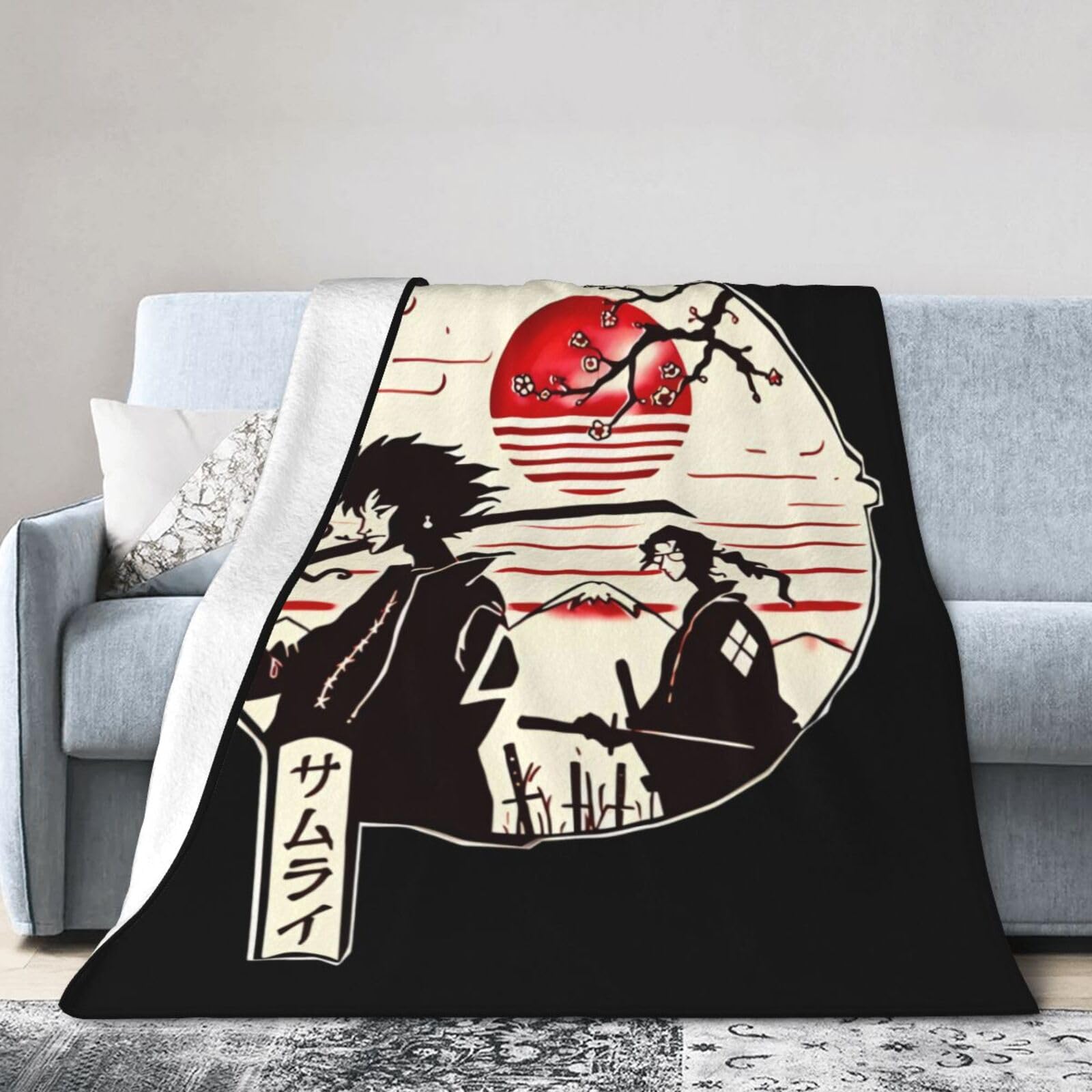 Amazon.com: Samurai Anime Champloo Blanket Personalised Ultra-Soft Micro Fleece  Blanket Lightweight Flannel Throw Blankets for Home Sofa Bed 60X50 : Home  u0026 Kitchen