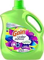 Vista 1 de Gain + Líquido suavizante de tela Odor Defense, aroma súper fresco, 150 cargas, compatible con él (el embalaje puede variar)