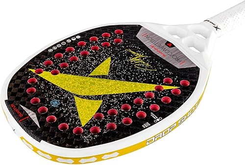 Miniatura 6 de Drop Shot Quantum BT Ralff Abreu - Raqueta oficial de tenis de playa  Fibra de carbono de 12 quilates  EVA Pro Core  Cara 3D + superficie de arena