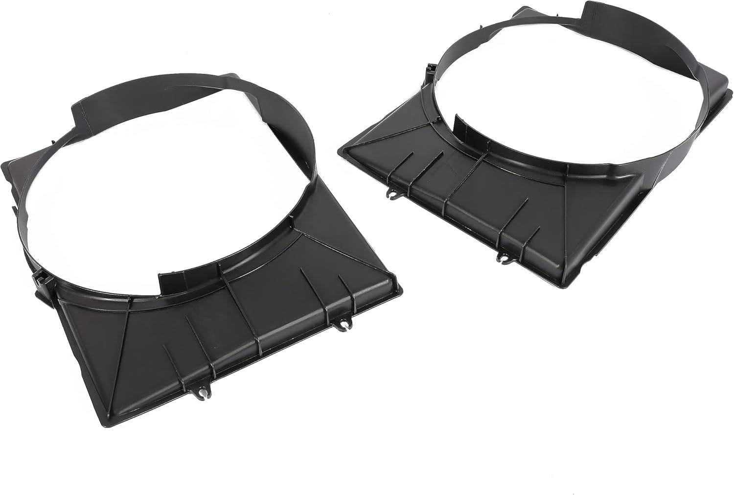 HECASA Radiator Cooling Fan Shroud Compatible with 1984-1995 Toyota Pickup RN02 RN60 RN63 SR5 Turbo Base DLX Replacement for TO3110101 1671135020 Plastic Black