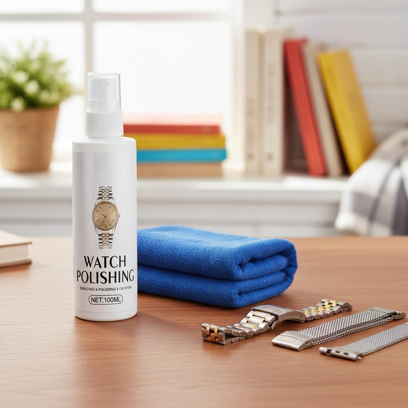 Uhrarmbandreiniger für Männer Reinigungsset Für Schmuck | Spray zur Reparatur von Kratzern an Armbändern für Enthusiasten, Profis, Sammler, Frauen, Männer, Zuhause, Werkstatt,