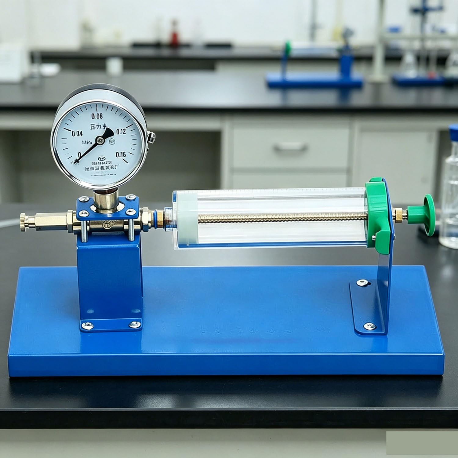 JOSBY Boyle's Law Demonstration, with Pressure Gauge, Professional Boyle's Law Experiment Kit, Gas Pressure-Volume Relationship Demonstration Teaching Model, Physics Experiment Equipment, for School