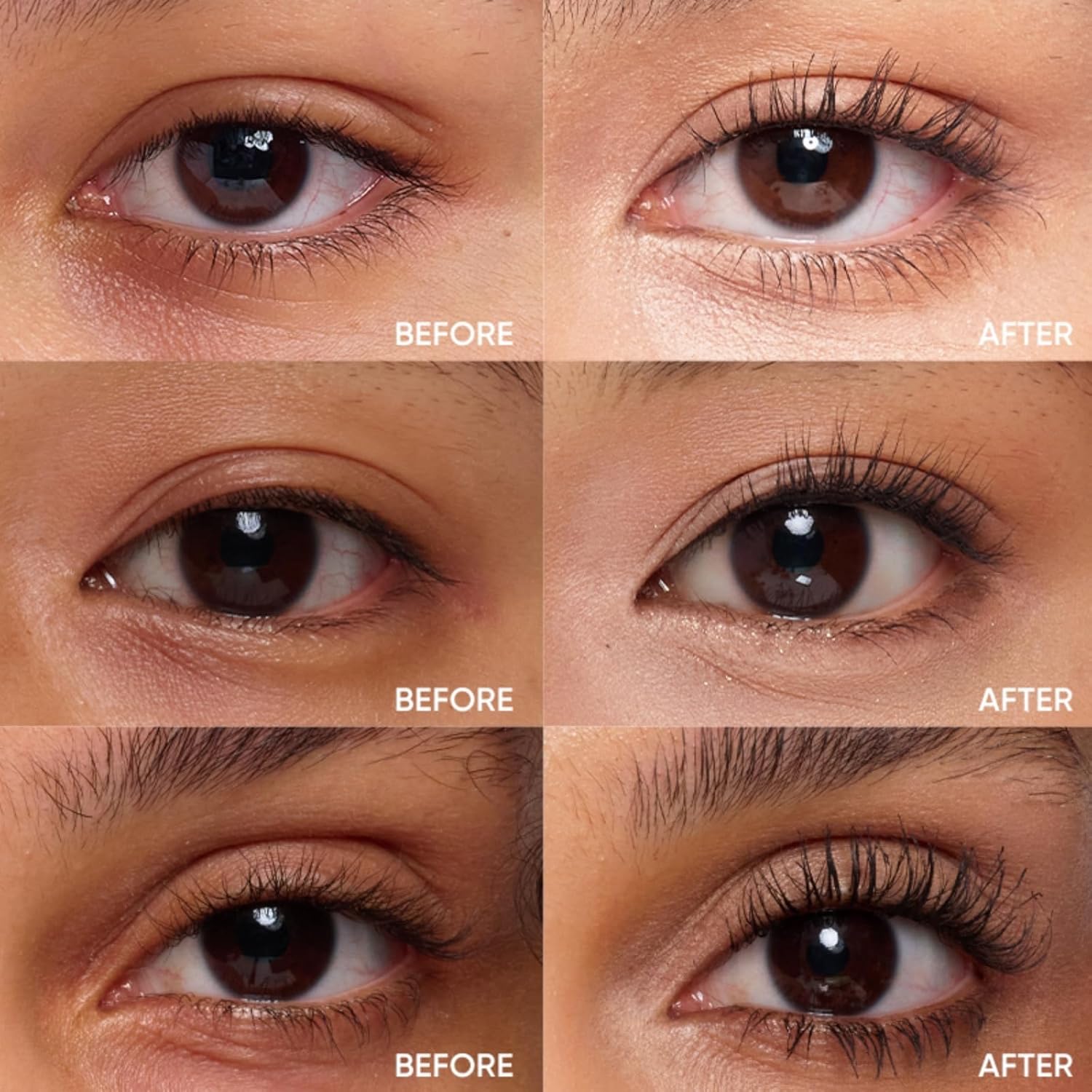 JUDYDOLL 3D Curling Eyelash Iron Mascara Bundle -Waterproof, Volumizing and Lengthening | 6°Curling Design #01Black for Upper Lashes + 6°Precision Design #01Black for Lower Lashes