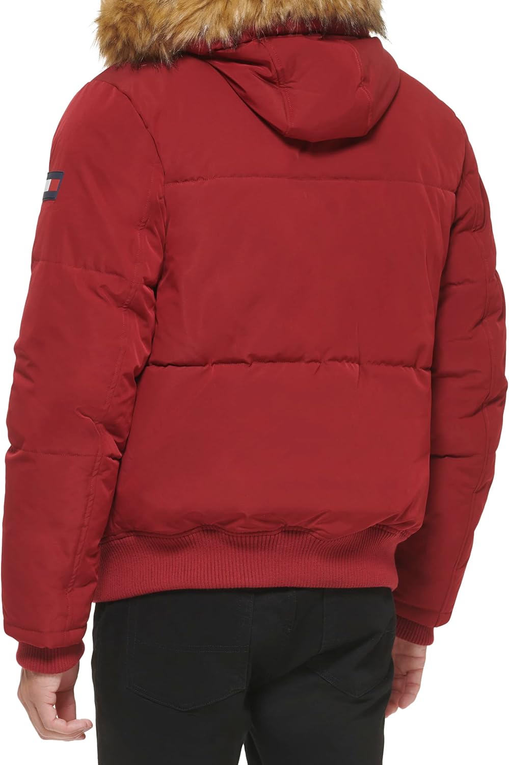 Tommy Hilfiger Men's Arctic Cloth Quilted Snorkel Bomber Jacket (Standard and Big & Tall) - Image 4