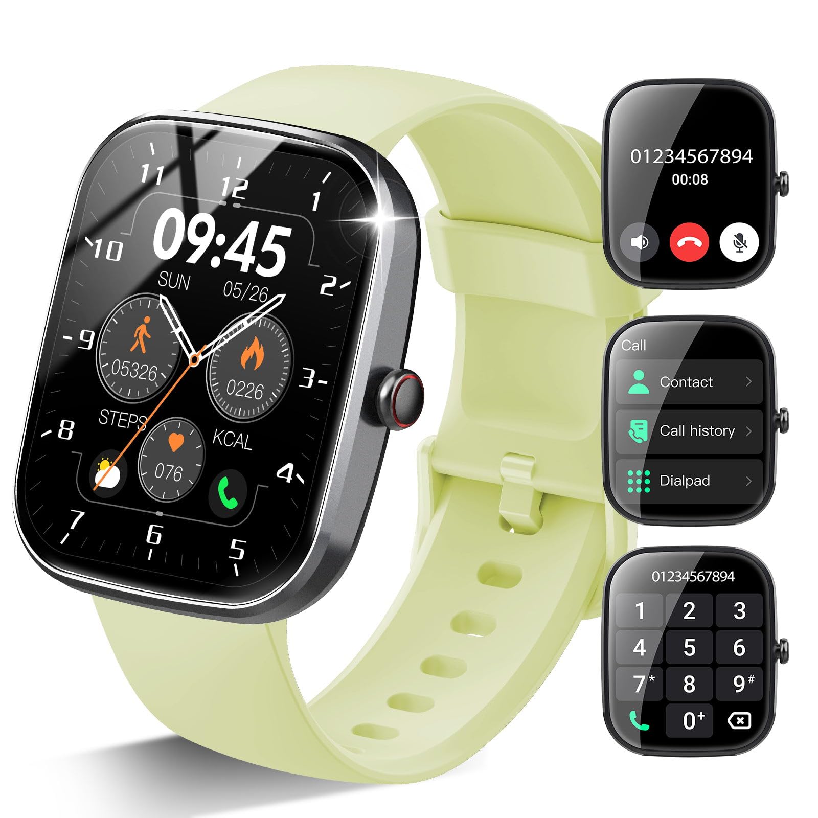 Csasan Smart Watch 1 91 HD Screen Smartwatch for Men Women Answer Make Call Fitness Watch with Heart