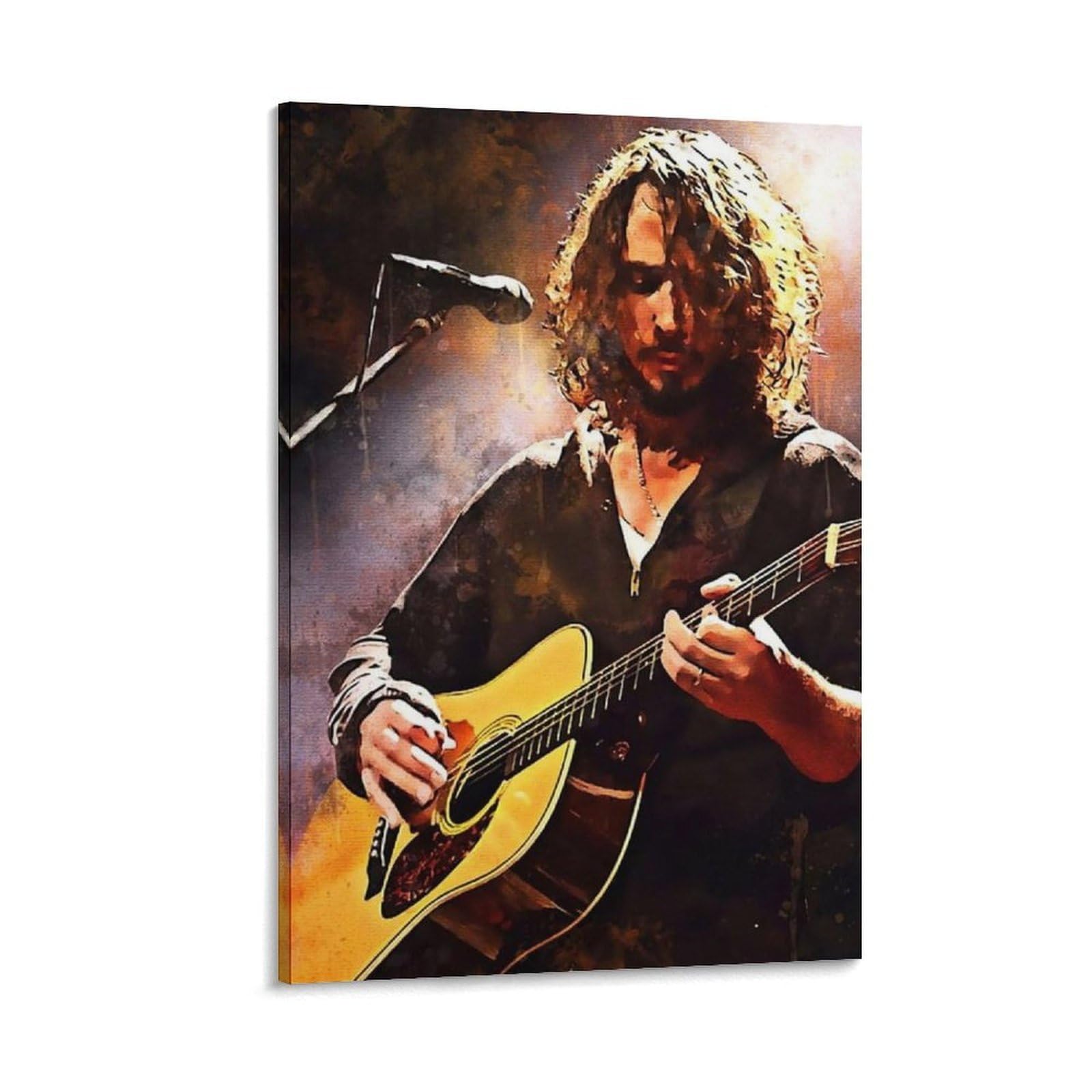 FCOIN Chris Cornell Canvas Poster Artworks Canvas Poster Wall Art Prints Home Modern Decor 20x30inch(50x75cm)