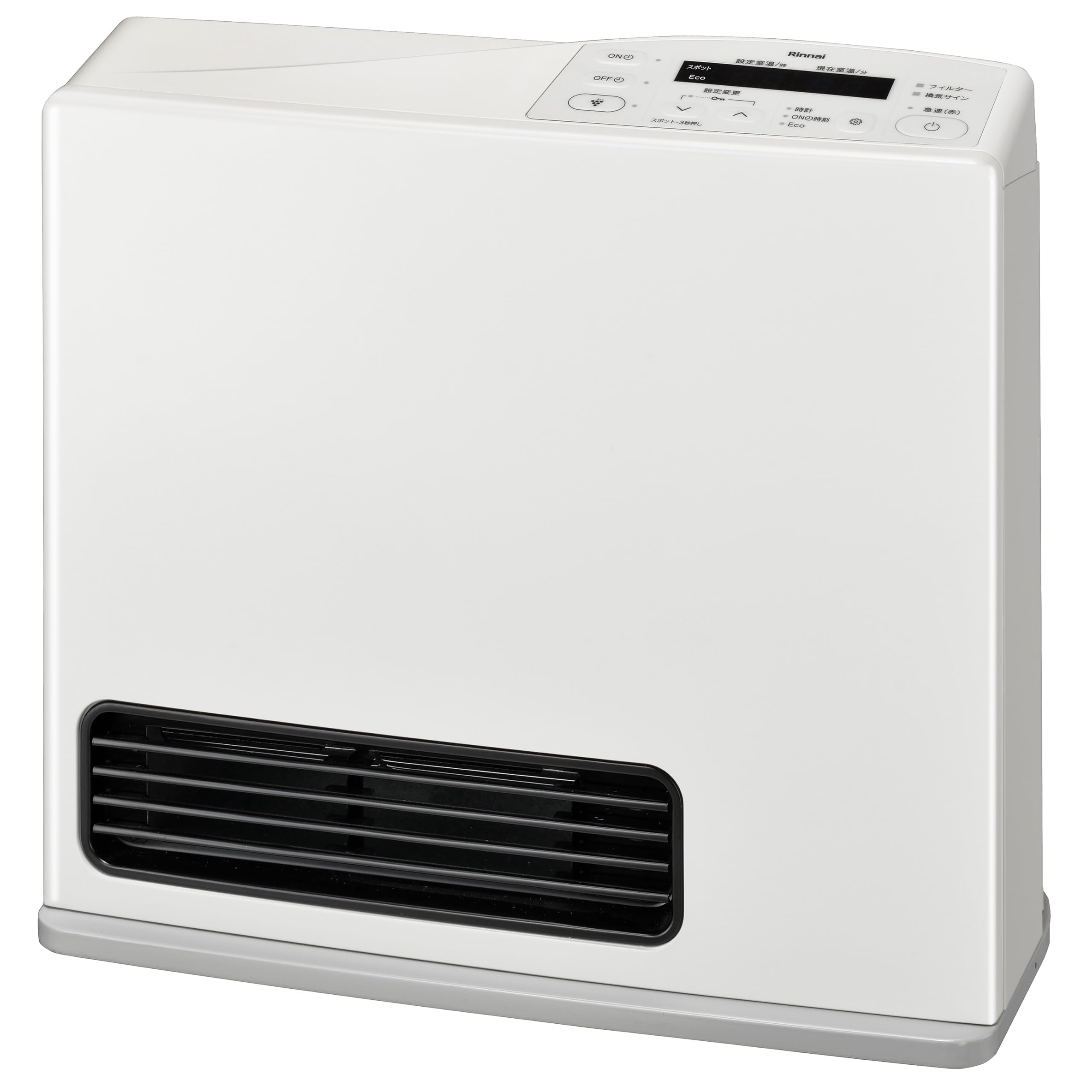 リンナイガスファンヒーター グレー 15〜20畳 リンナイ リンナイガスファンヒーター RC-U5801PE-BG スタンダード