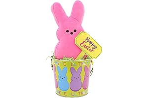 9-10.5 INCH Easter Soft & Cuddly Peep Plush in TIN Bucket