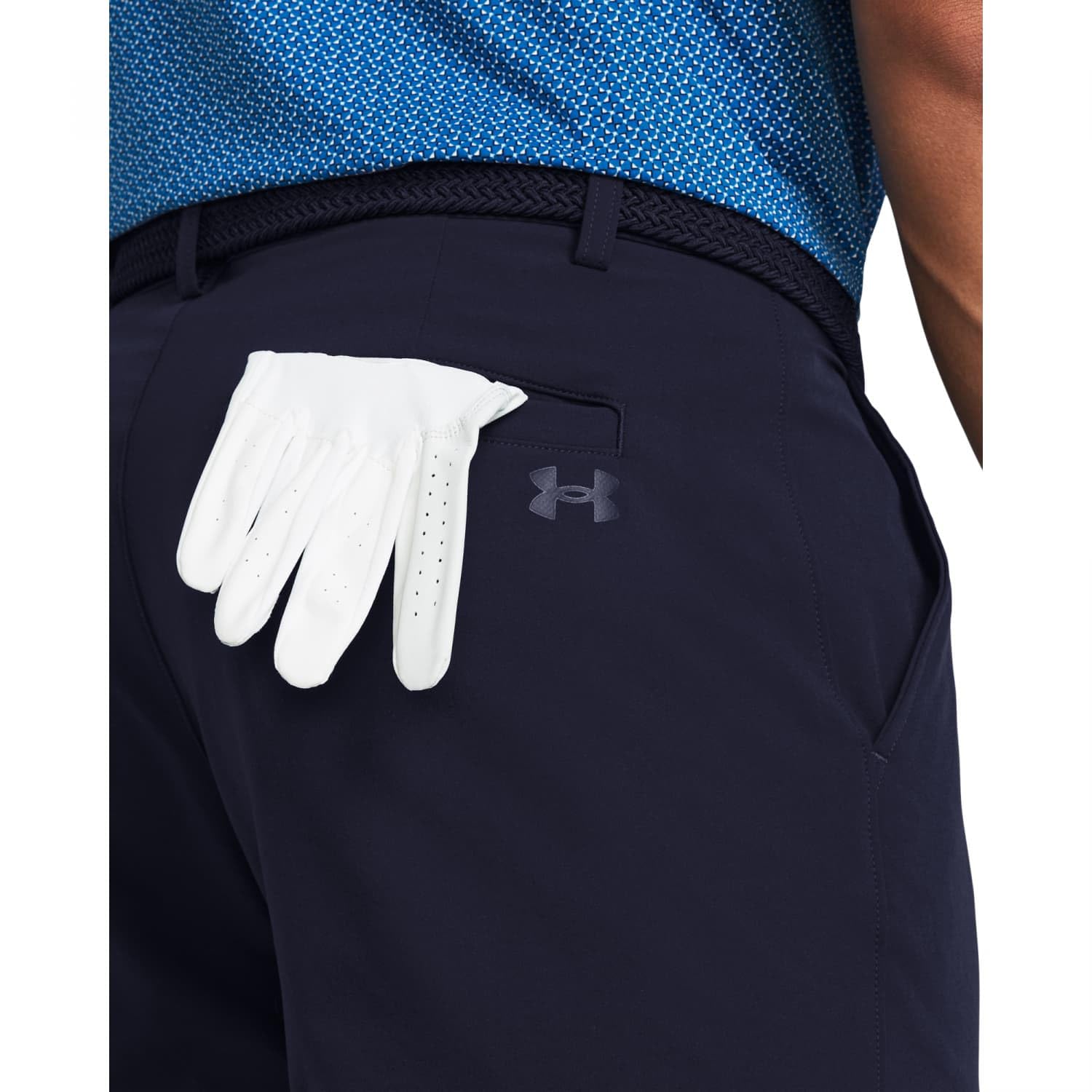 Under Armour Męskie spodenki do biegania Play Up 2 w 1, odprowadzające pot, 34