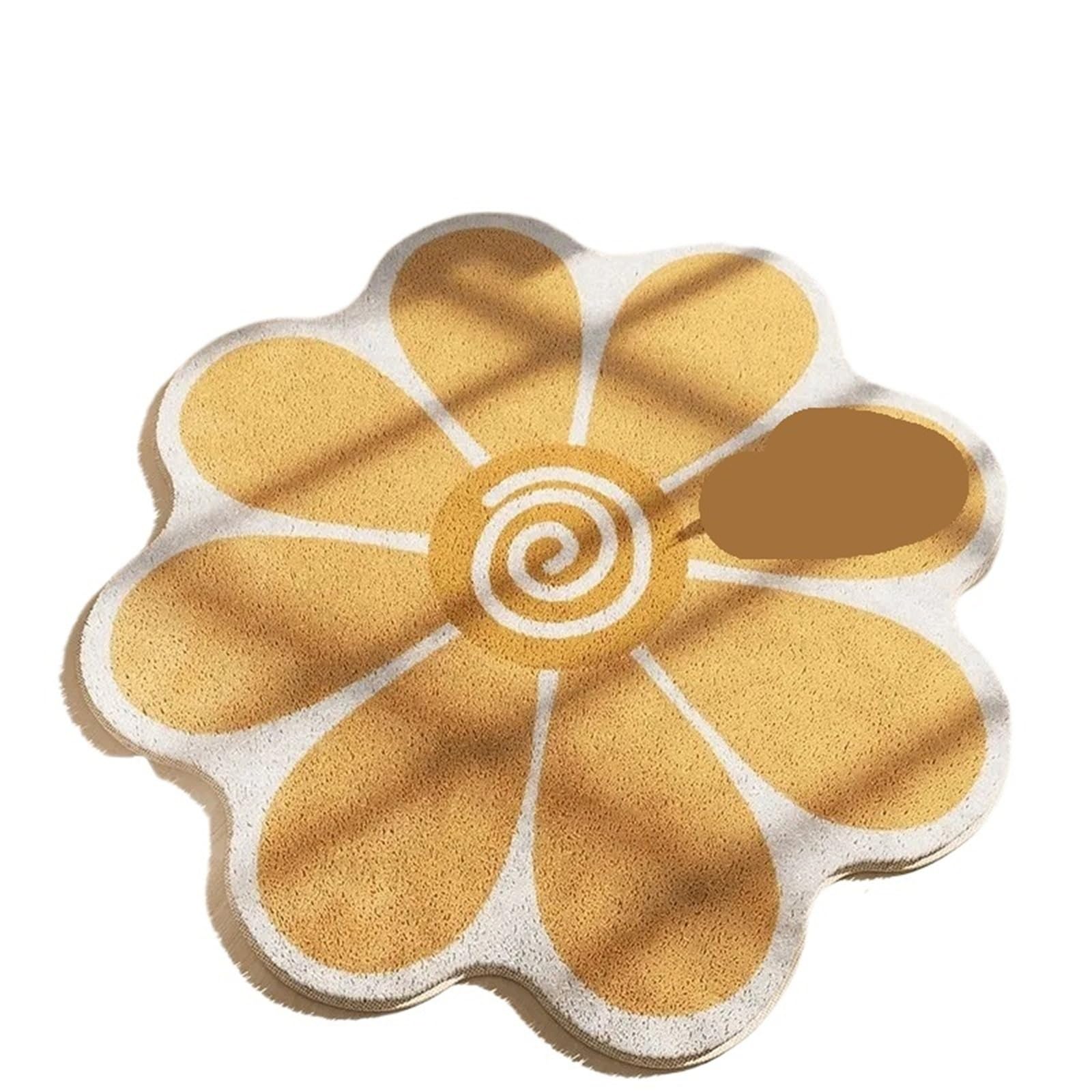 Tapis shaggy antidérapant résout le problème des sols froids 120cm salon