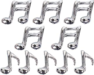 10PCS Music Note Balloons Silver Aluminum Birthday Party Balloon Music Themed Party Supplies Baby Shower Party Wedding Decorations