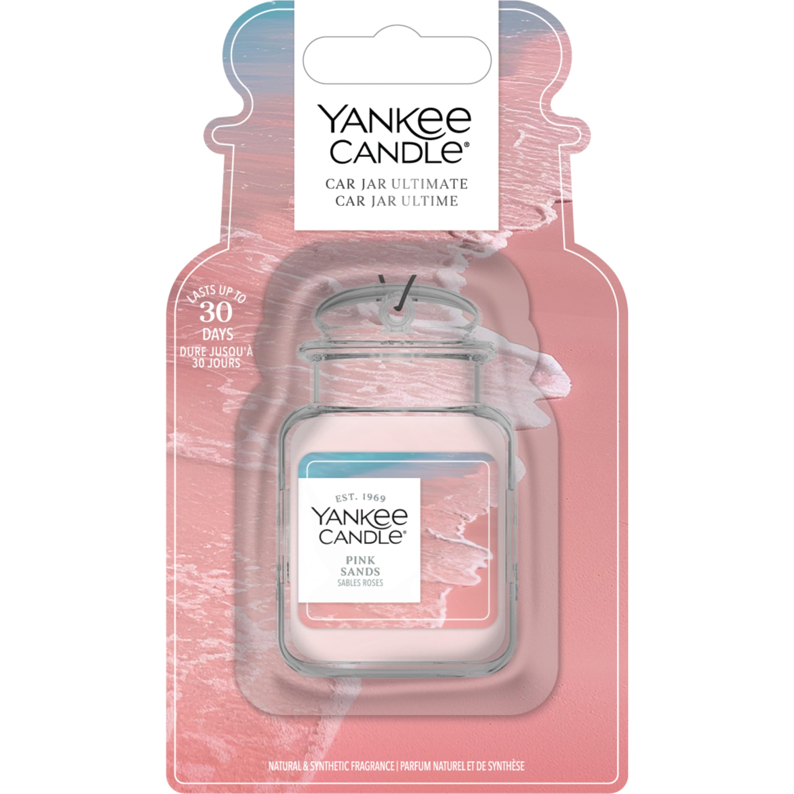 Yankee Candle Car Jar Ultimate Sands Air Freshener 24 G Pink 5038581142227