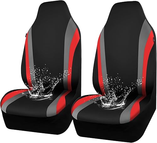 Miniatura 6 de CAR PASS AquaShield - Fundas de asiento de automóvil impermeables de neopreno solo para asientos delanteros, funda de asiento de cubo de respaldo
