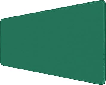Large Gaming Mouse Pad, XXL Extended Computer Keyboard Mouse Mat with Stitched Edges, 31.5" x 15.7" Non-Slip Waterproof Rubber Base Office Big Long Mousepad for Work, Game, Office, Home, Green