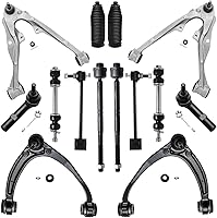 Vista 24 de Detroit Axle - Kit de suspensión frontal de 15 piezas para Jeep Grand Cherokee 99-04 1999 2000 2001 2002 2003 2004, brazos de control superior e